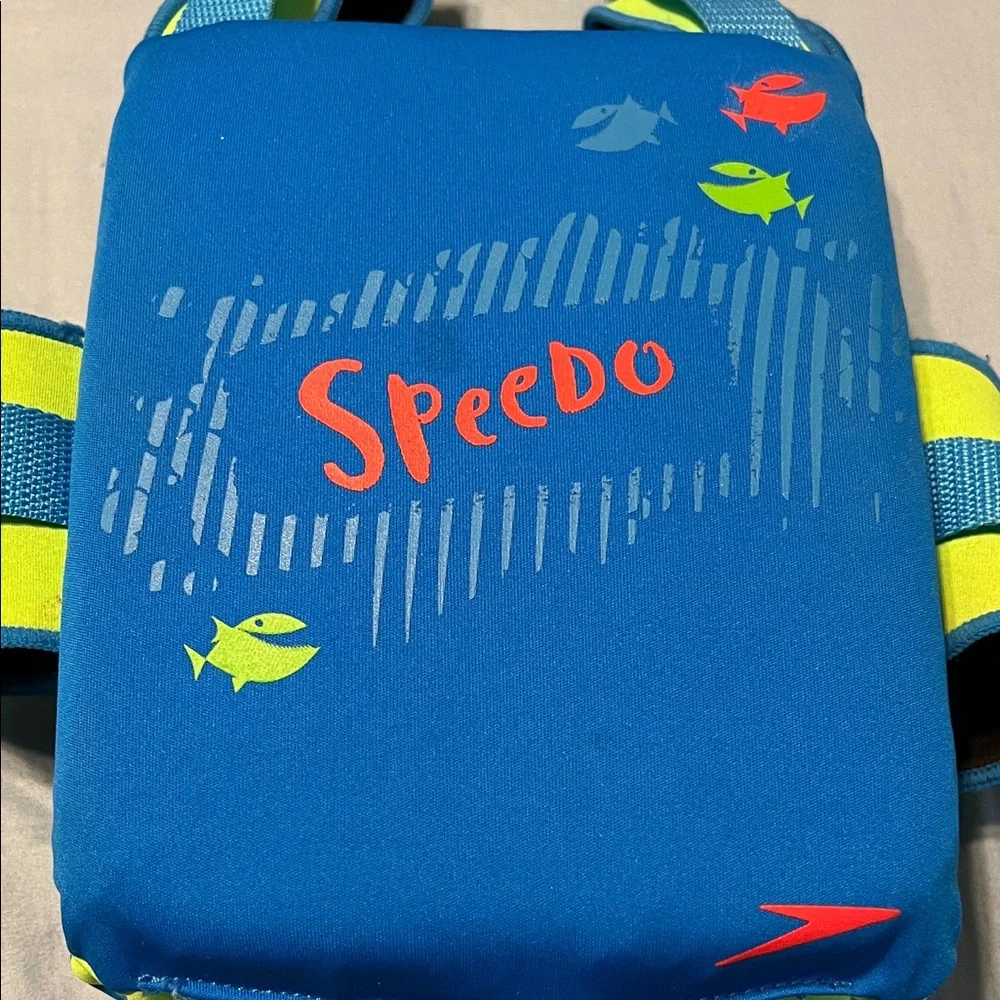 Speedo Blue and Neon Yellow Begin to Swim Float Coach - Picture 2 of 7